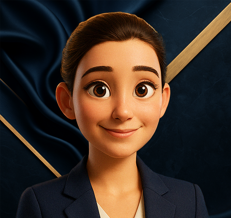RecepAI Reception Assistant Avatar